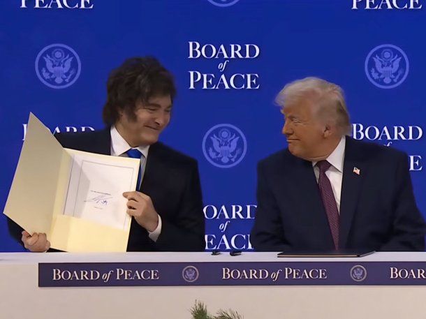 Milei formalizó en Davos el ingreso de la Argentina al Consejo de Paz impulsado por Donald Trump
