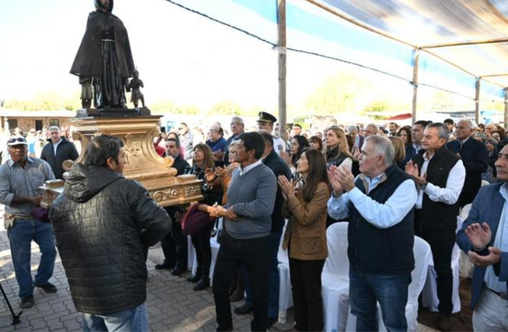 Jaldo participó de la misa de San Francisco Solano en Trancas