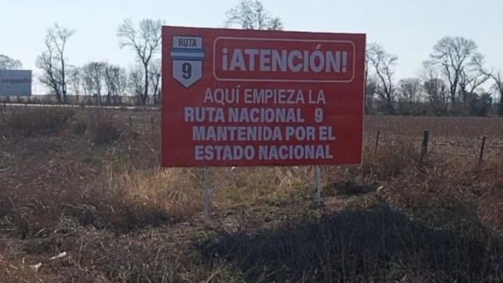 Santa Fe denuncia abandono de rutas nacionales con carteles dirigidos a la Nación