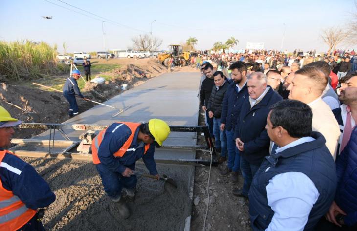 Jaldo inauguró obras de infraestructura en Río Colorado