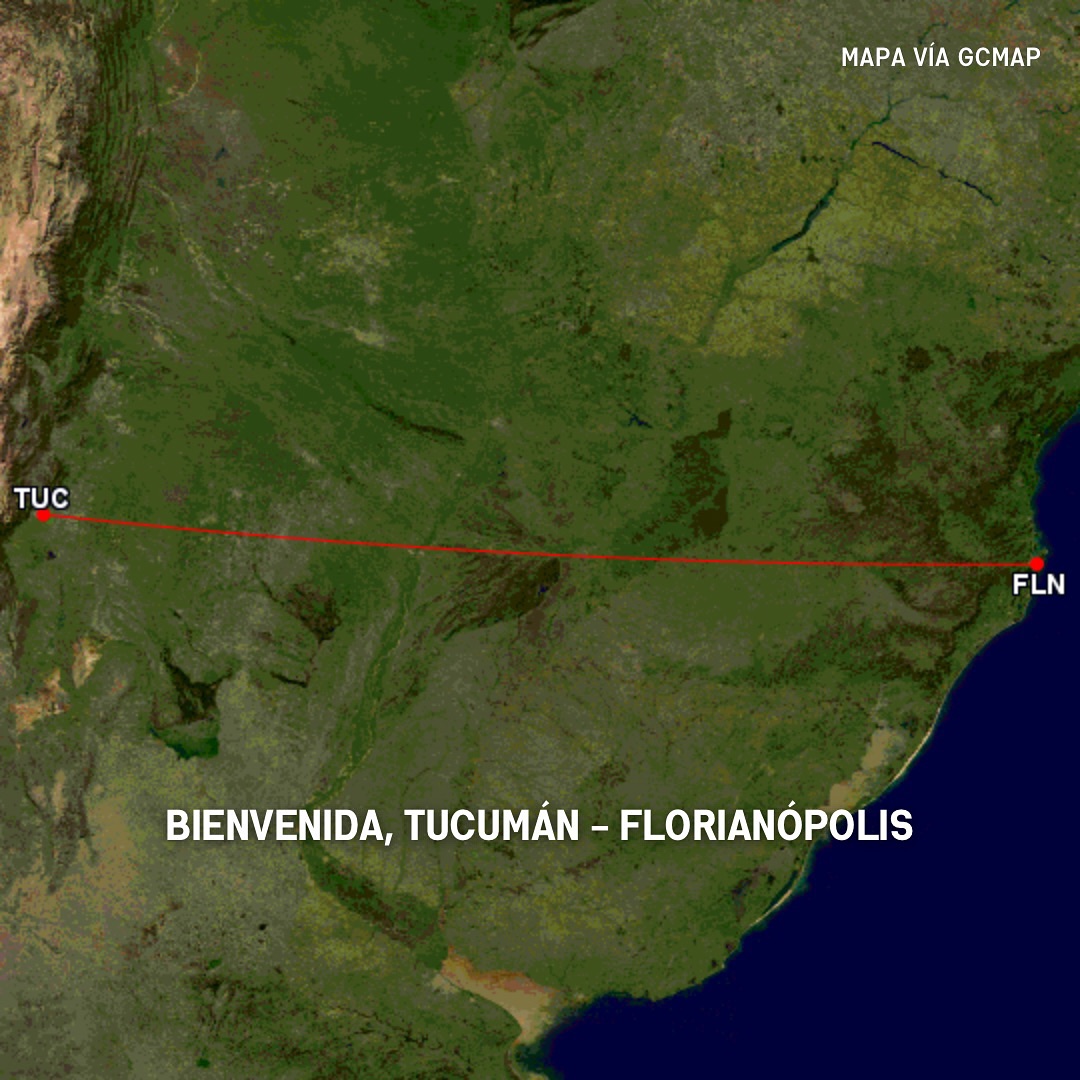 Tucumán tendrá vuelos directos a Florianópolis a partir de enero