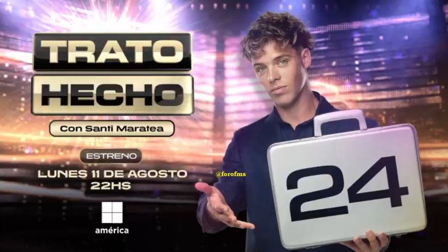 Santi Maratea debuta con “Trato Hecho” en América TV