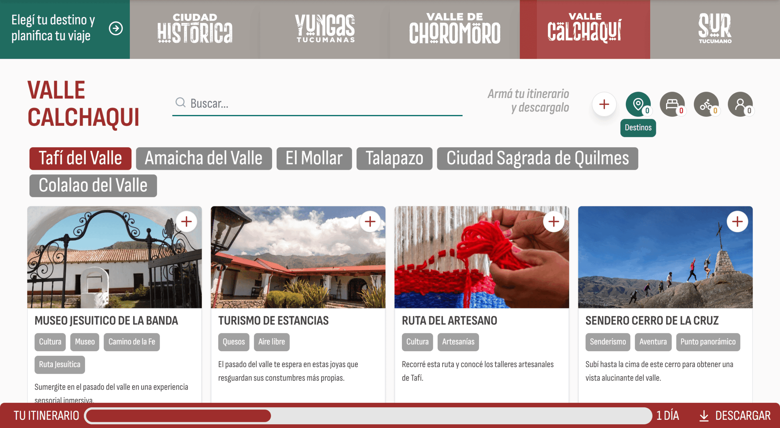 Tucumán presenta su “itinerario inteligente” para armar viajes a medida