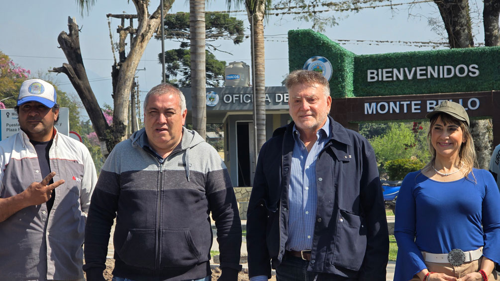 Amaya resaltó en Monte Bello las obras que fortalecen el turismo y generan empleo