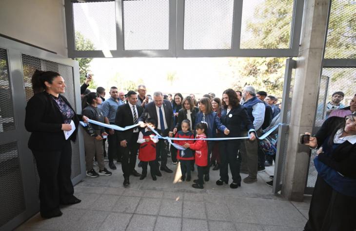 Jaldo inauguró escuela de Nivel Inicial y centro tecnológico en La Florida