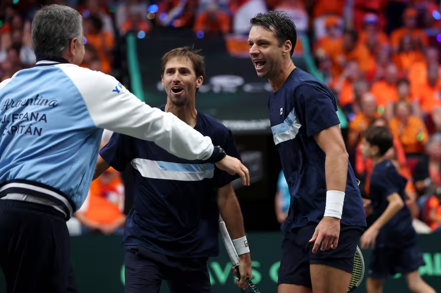 Argentina selló la serie ante Países Bajos y jugará las Finales de la Copa Davis
