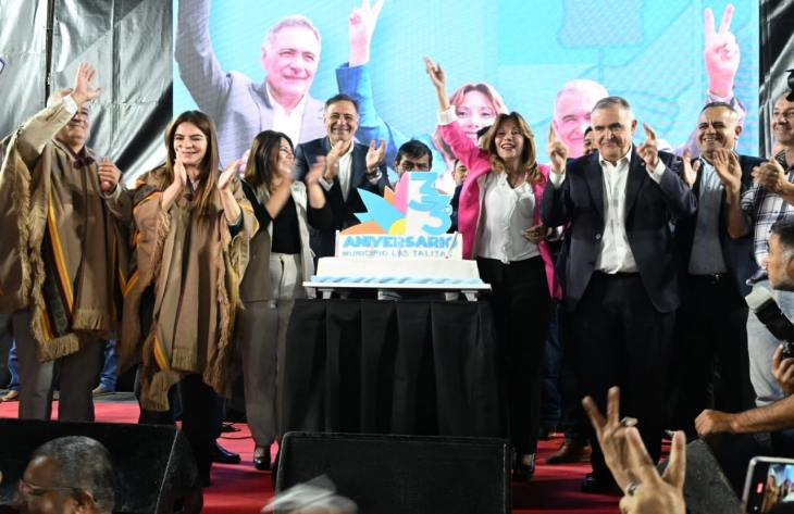 Jaldo celebró los 33 años de Las Talitas inaugurando obras