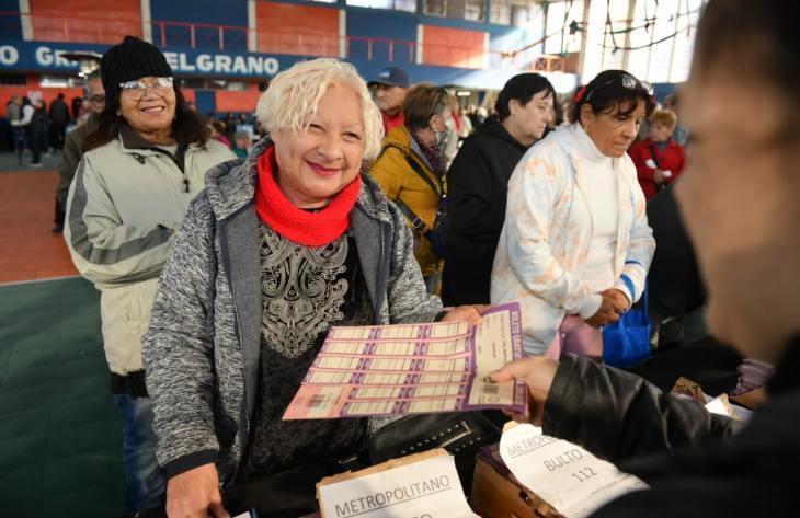 Entrega del remanente del Boleto Gratuito para Jubilados en la Terminal