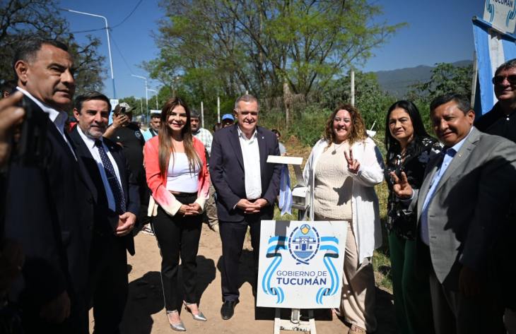 Jaldo Supervisó Avances en Obras Viales y de Iluminación en El Manantial