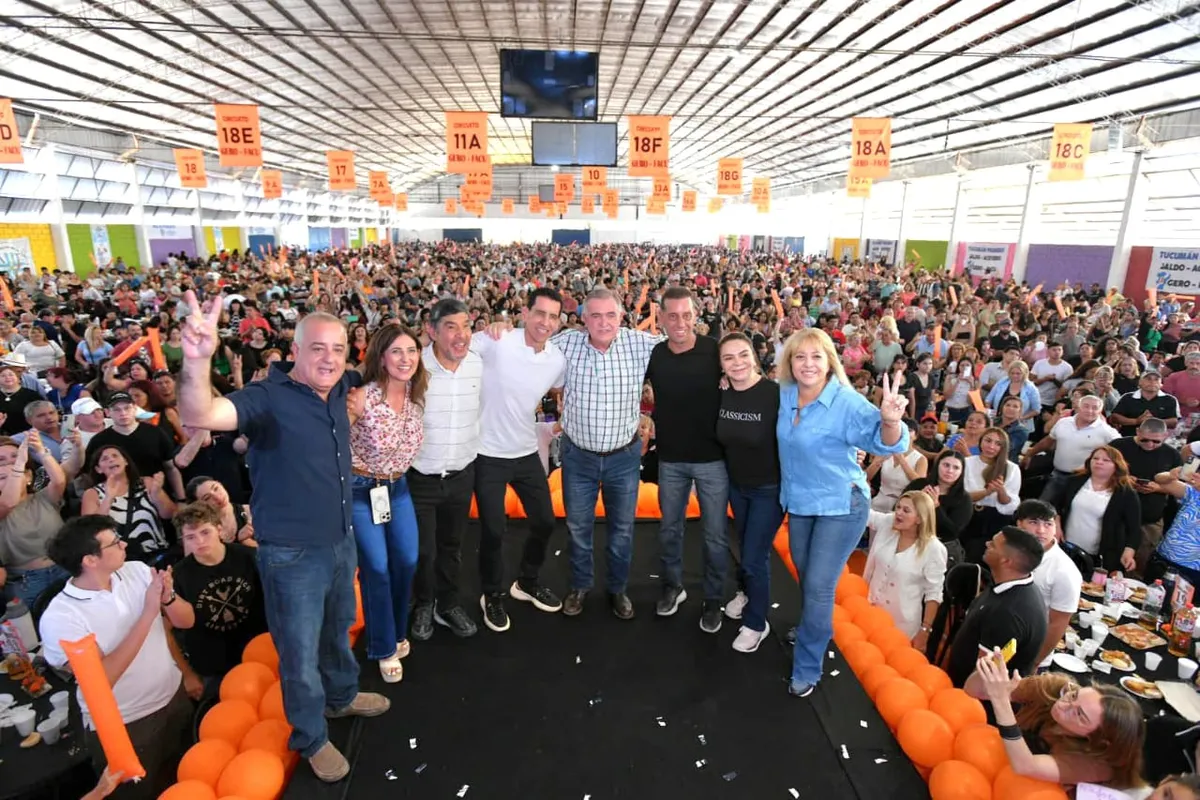 Jaldo reunió a más de 10 mil militantes en un masivo acto del Frente Tucumán Primero en la Capital