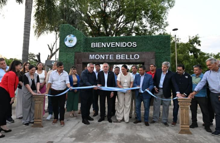 Jaldo encabezó el 60° aniversario de Monte Bello e inauguró obras que impulsan su desarrollo