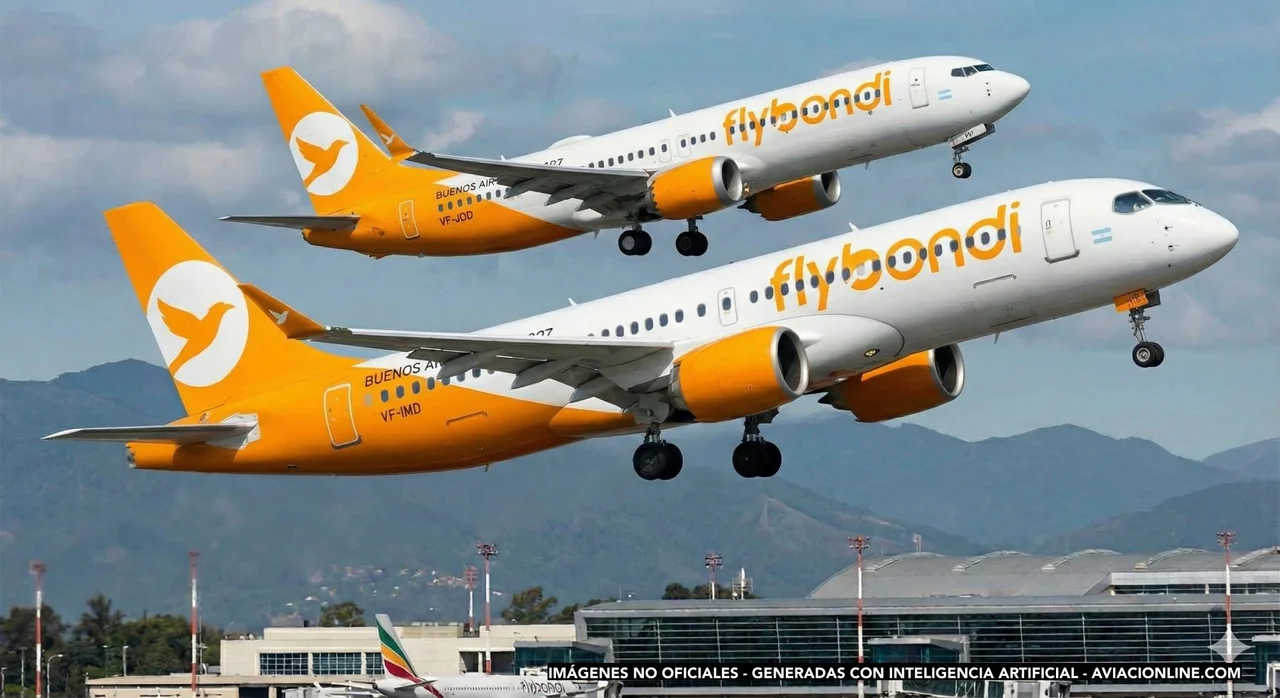 Flybondi anuncia una inversión récord para renovar su flota y ampliar su presencia en la región
