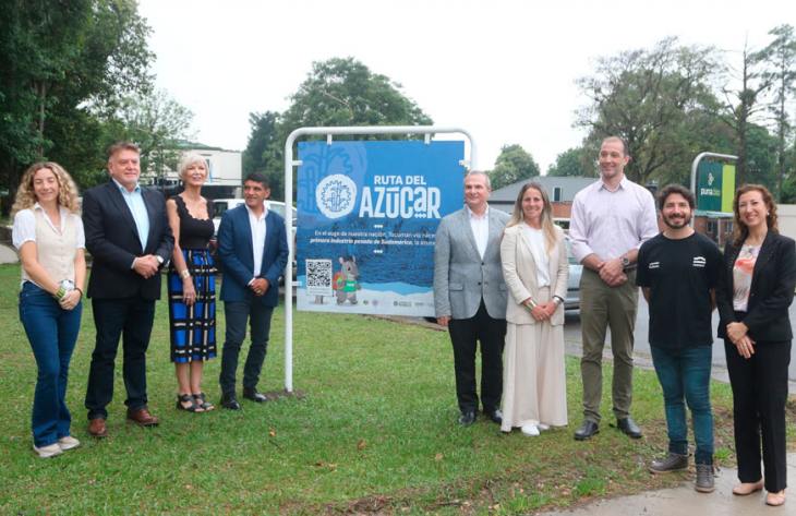 El Ente de Turismo y la USP-T inauguran cartelería en la Ruta del Azúcar