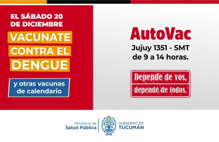 Salud refuerza la prevención con una jornada de vacunación contra el dengue este sábado