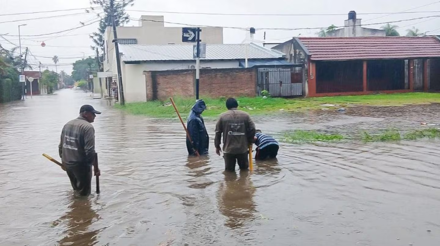 Temporal en Corrientes provoca inundaciones y más de 300 evacuados