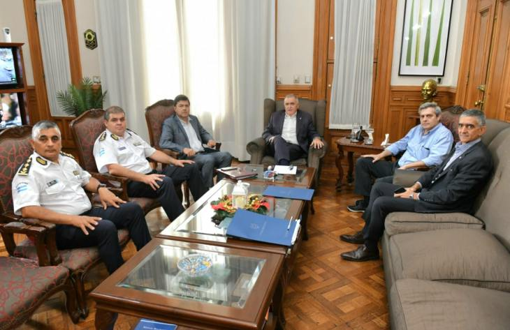 Jaldo analizó con Agüero Gamboa el balance de seguridad y los operativos