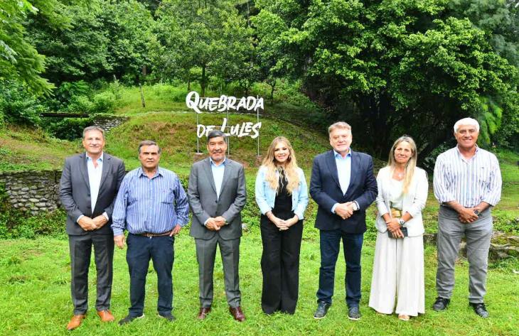 Acevedo puso en valor la Quebrada de Lules como polo turístico integrado al circuito de Las Yungas