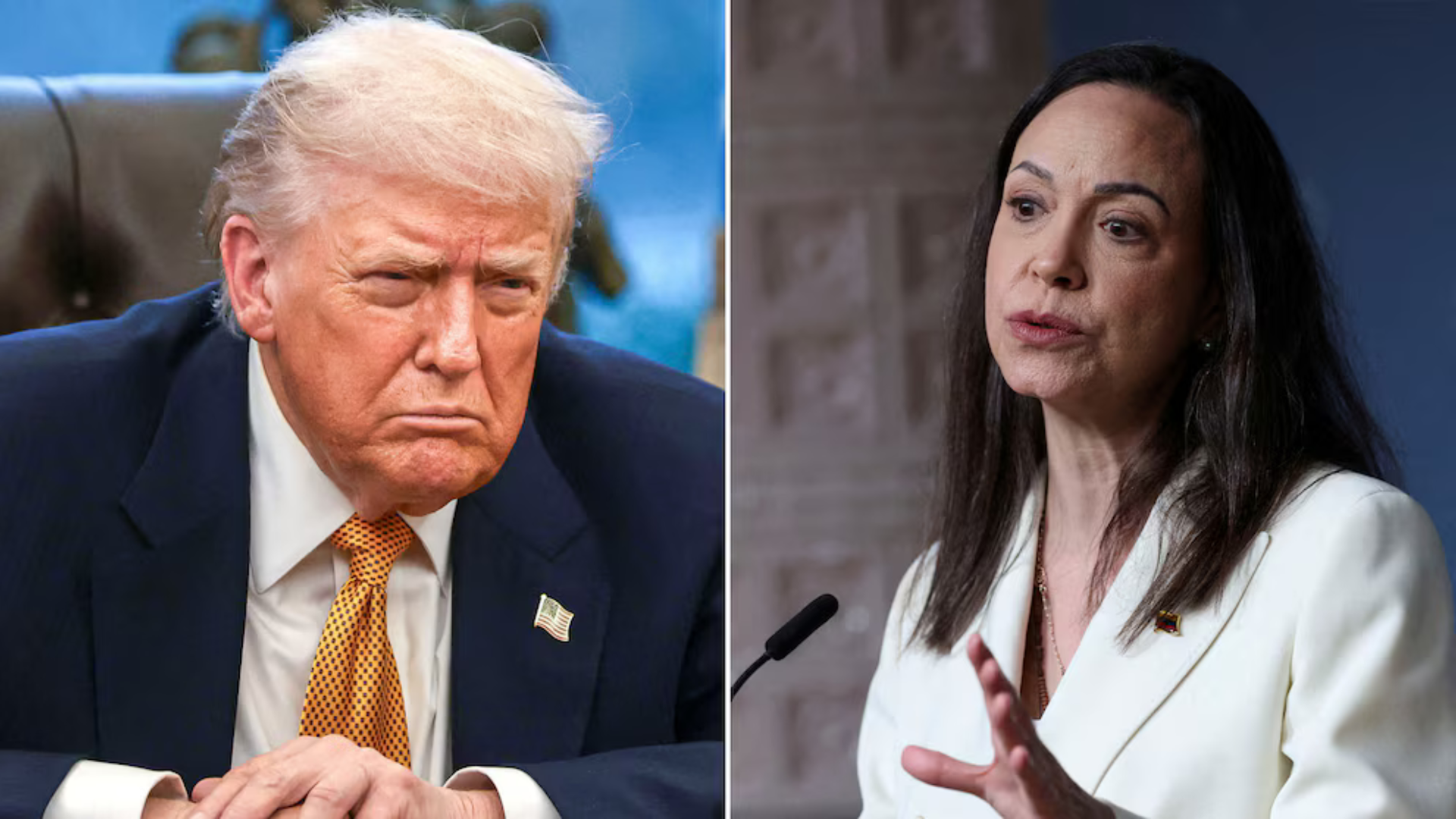 Trump evalúa sumar a María Corina Machado en el futuro político de Venezuela mientras crecen denuncias por desapariciones