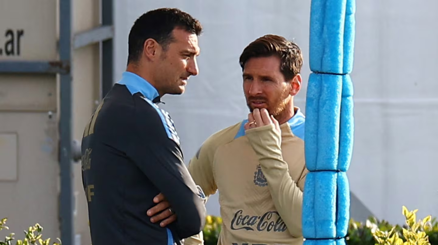 Scaloni habló de su encuentro con Messi y la preparación del equipo