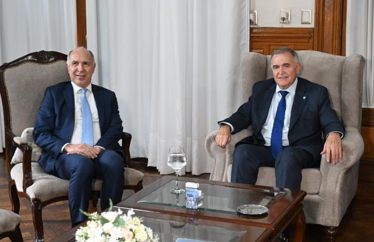 Osvaldo Jaldo recibió en Casa de Gobierno al juez Ricardo Lorenzetti