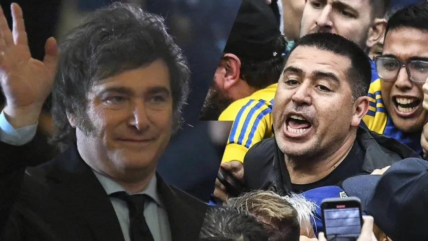Milei apuntó contra Riquelme tras la caída de Boca y reavivó la polémica en redes